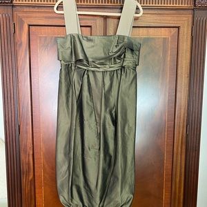 Max Mara silk taffeta bubble cocktail dress
